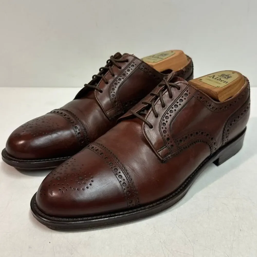 VGUC Rancourt & Co. x Cole Haan Oxford Wingtip Cap Toe Made in Maine USA 8.5